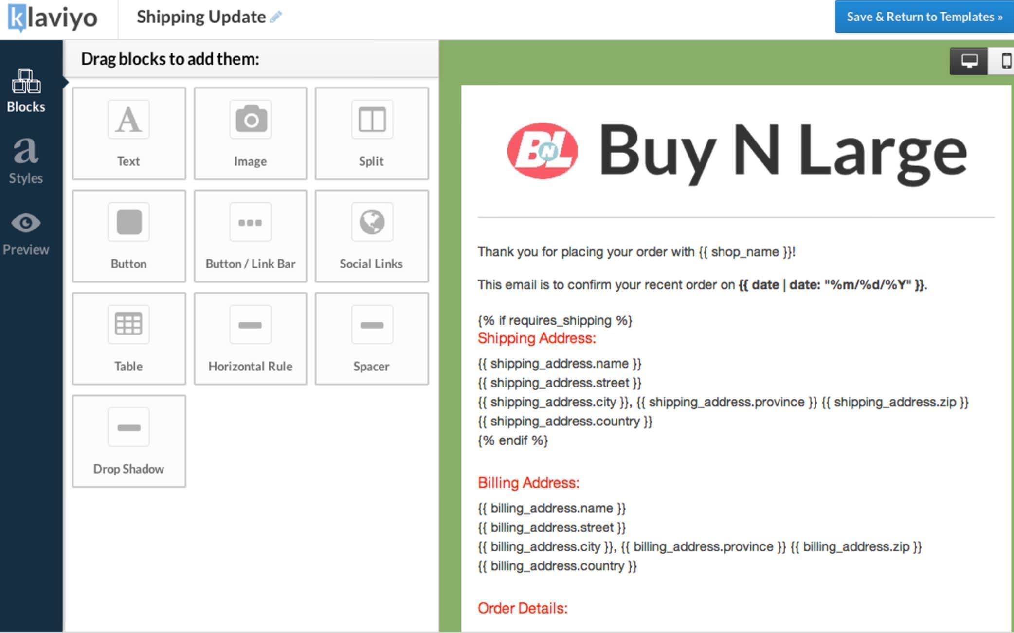 Email Template Editor Plugin