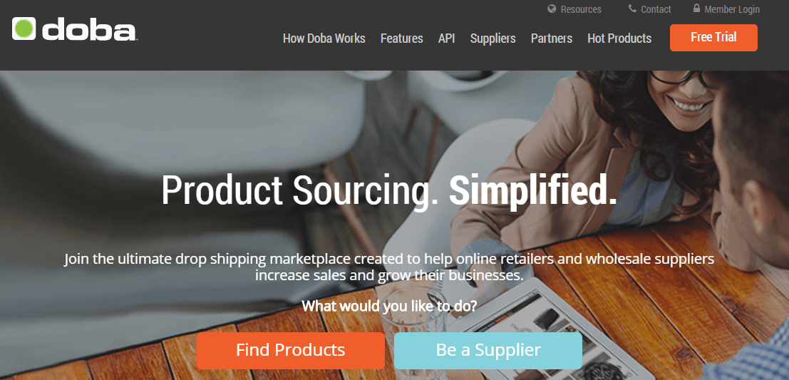 DOBA supplier product sourcing