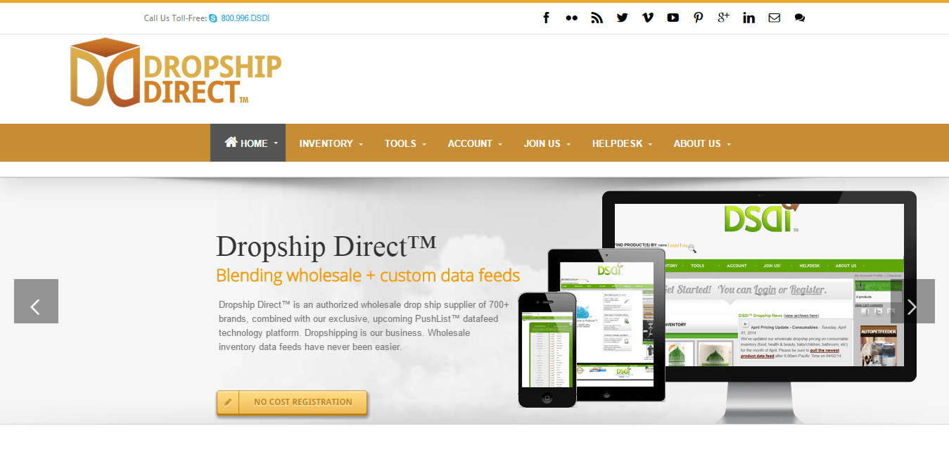 product supplier "Dropship Direct"