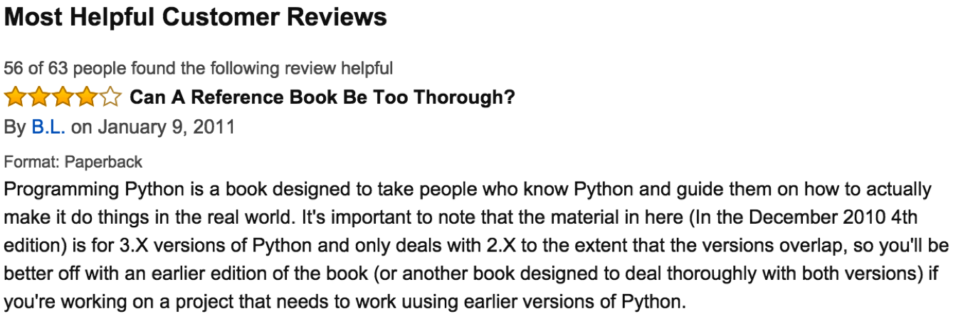 amazon review sample