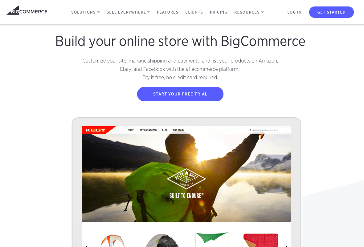 BigCommerce offers a number of advanced features for e-commerce stores