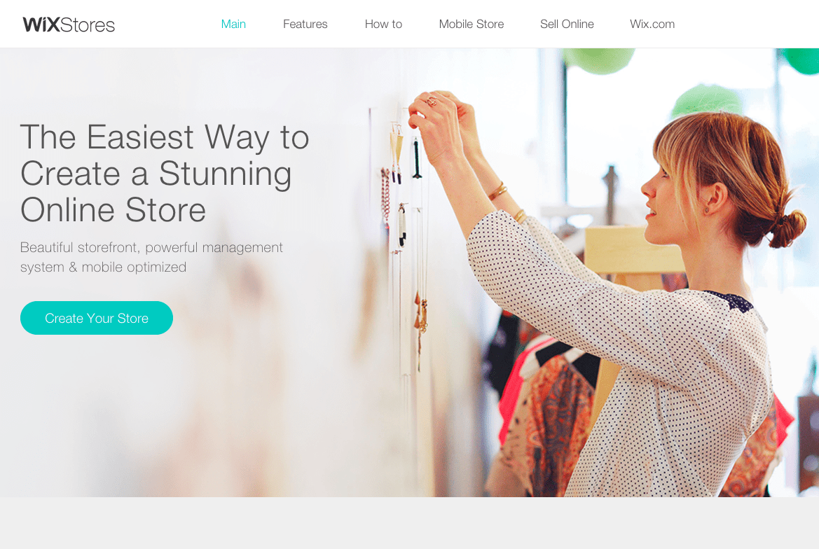Wix makes it easy to develop an e-commerce store without any previous experience