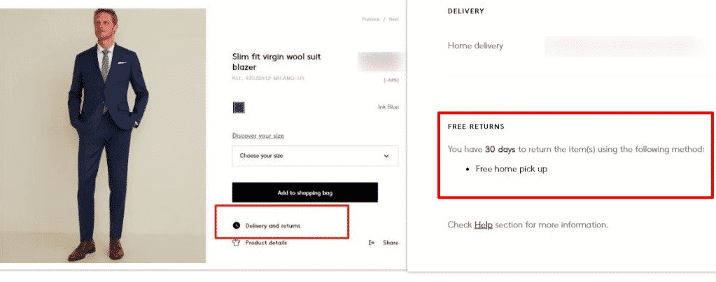 Detailed Return Policy E-Commerce